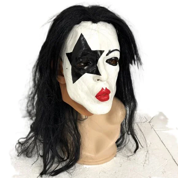 Vtg 1996 Paper Magic Group Star Child KISS Paul StanleyRubber Mask NWOT